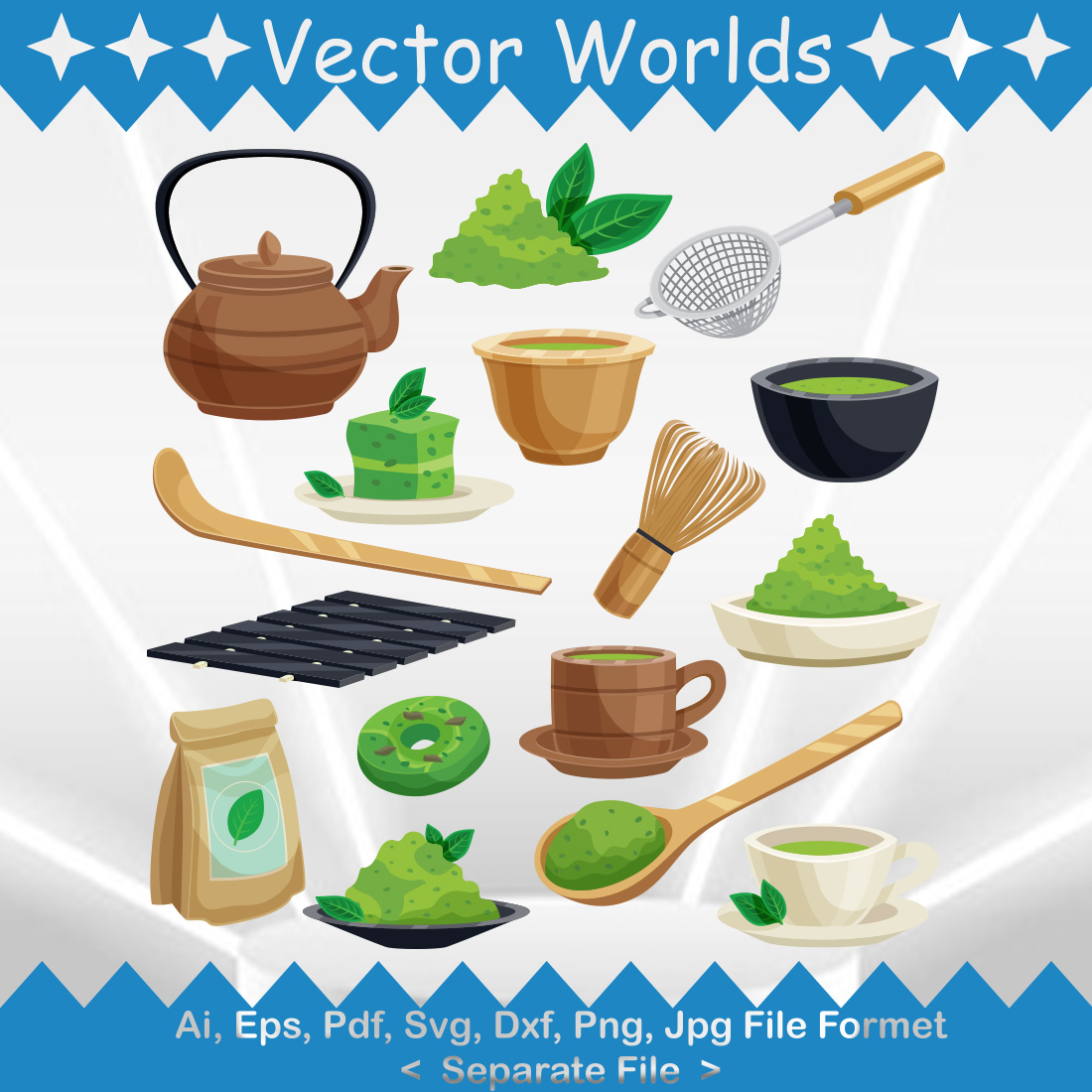 Kitchen SVG Vector Design preview image.