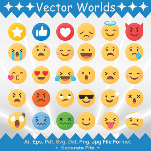 Emoji SVG Vector Design cover image.