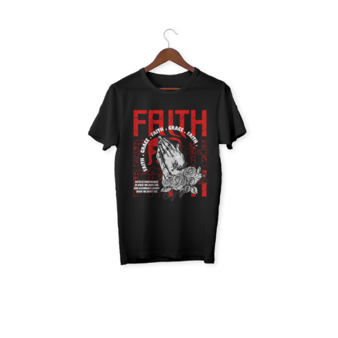 Typography T-Shirt design trendy and unique [FAITH] cover image.