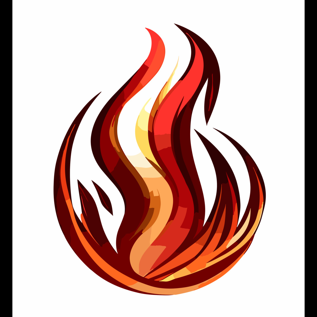 Fire Drop Logo preview image.