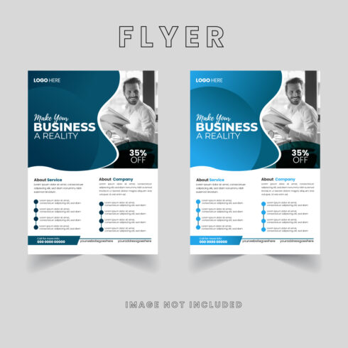 Business Flyer Design template cover image.