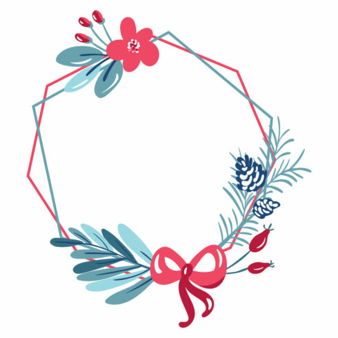 Christmas Geometric Frames in Vector cover image.