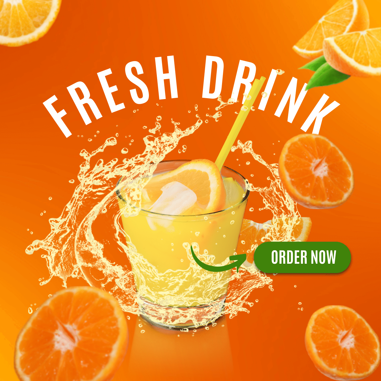Orange Fresh Drink preview image.