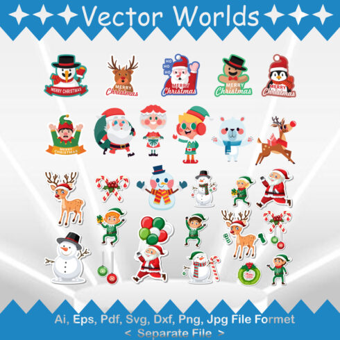 Christmas SVG Vector Design cover image.