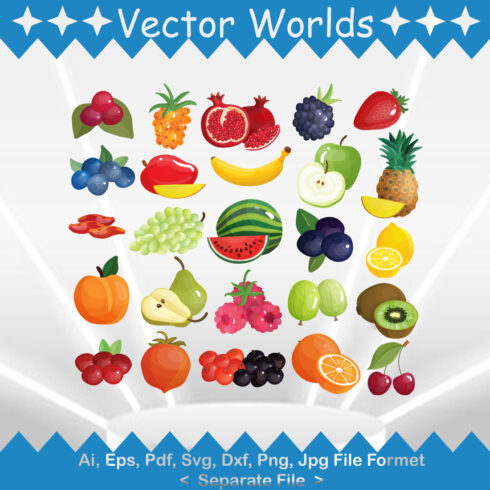 Berries SVG Vector Design cover image.