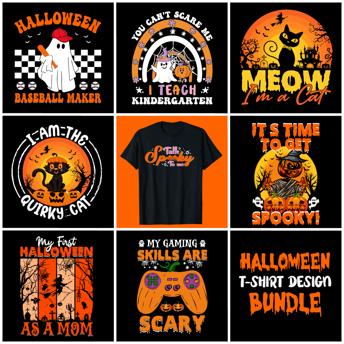 Halloween Witch Adult's Baseball T-Shirt