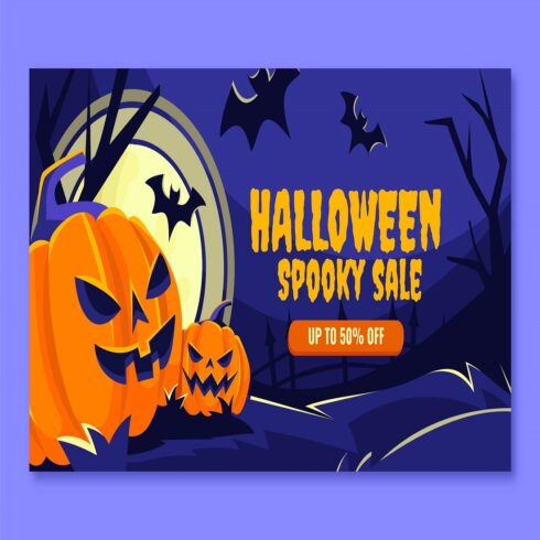 Halloween Spooky sale celebration cover image.