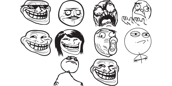 Meme Faces, Meme Vector, SVG, PNG, DXF