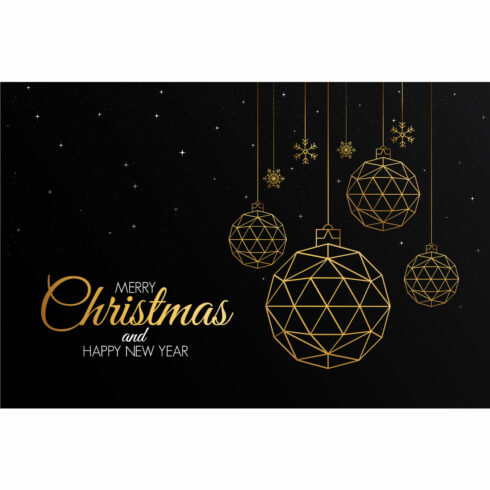 Christmas Colorful Greeting Card in Vector cover image.