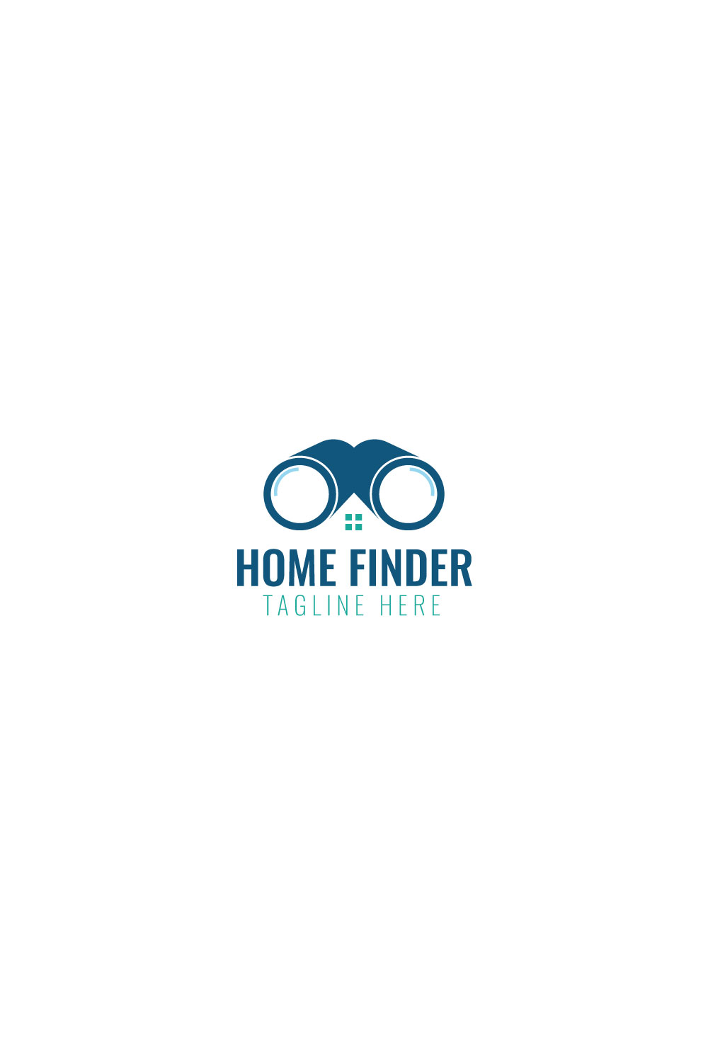 Home Finder Logo pinterest preview image.