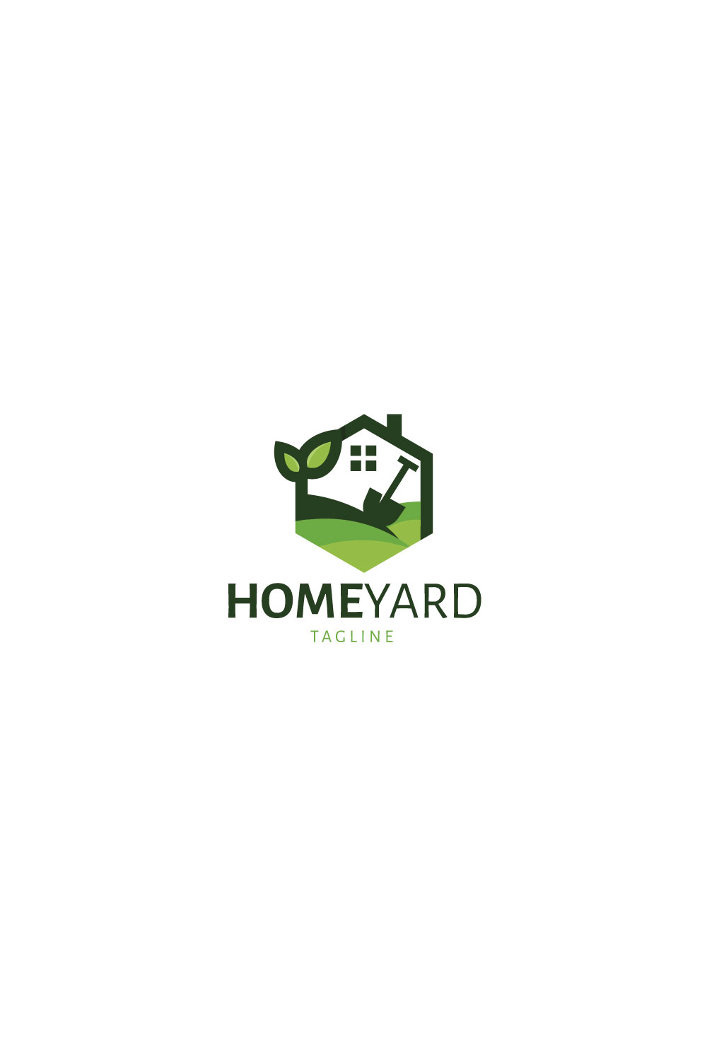 Home Yard logo pinterest preview image.