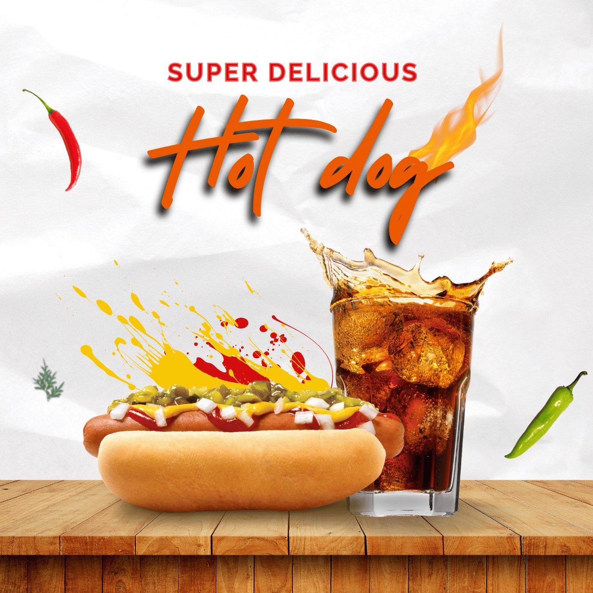 Super Hot Dog pinterest preview image.