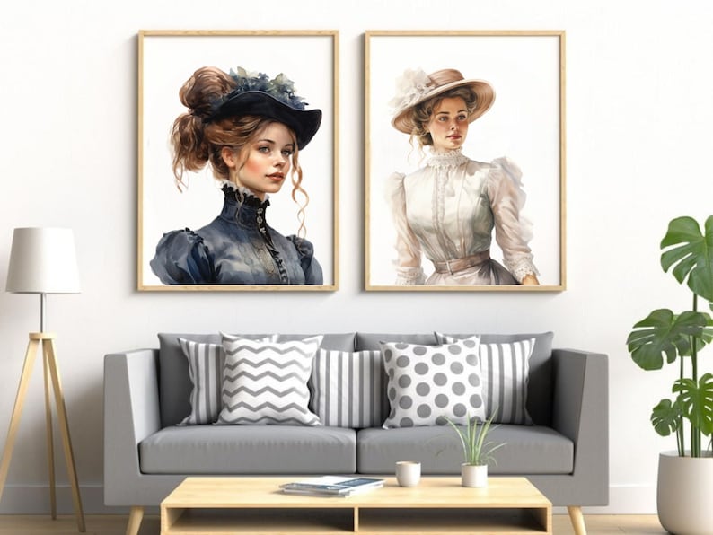 Victorian Lady Watercolor PNG Graphics Graphic by Dream Life Planning ·  Creative Fabrica