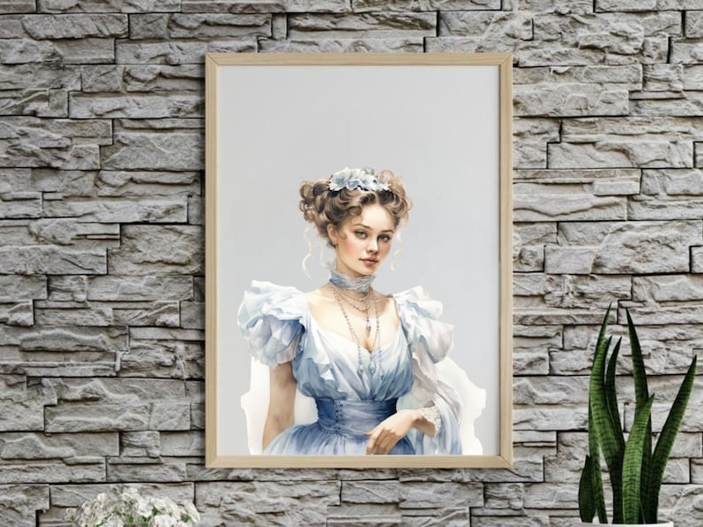 Victorian Lady Watercolor PNG Graphics Graphic by Dream Life Planning ·  Creative Fabrica