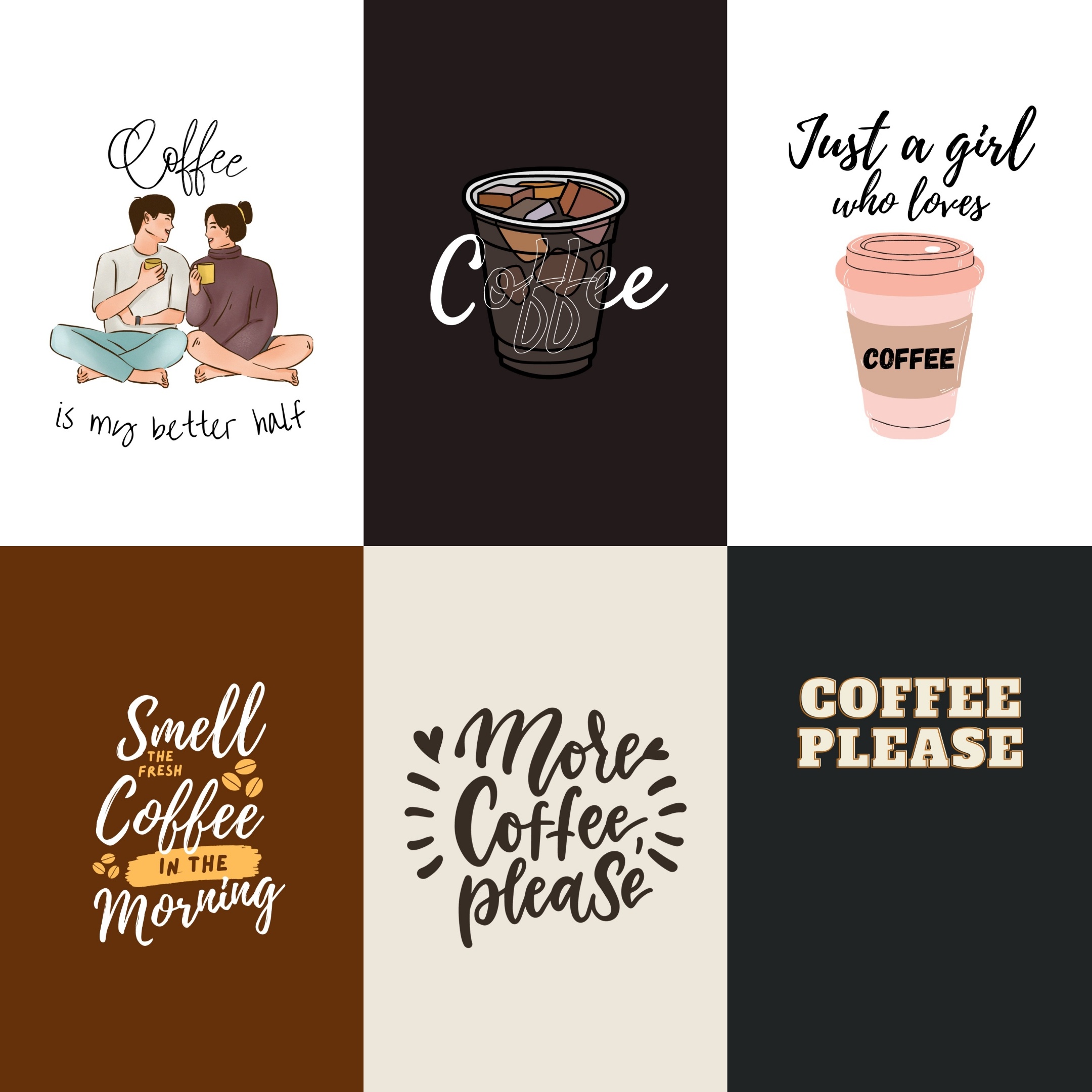 Coffee Lovers T-shirts cover image.