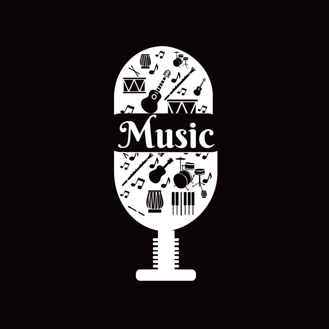 music logo preview image.