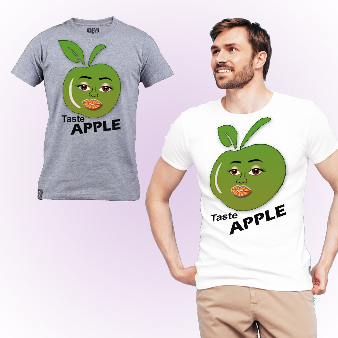 Apple Best T-Shirt Design 2023 - High Res preview image.