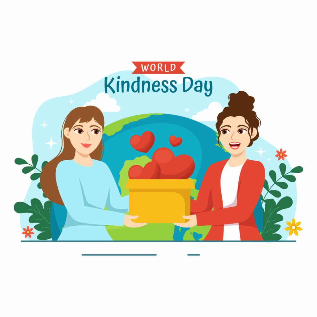 Kindness Content 12 World Kindness Day Illustration - MasterBundles