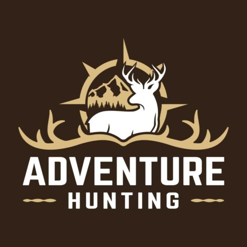 Adventure Hunting Logo Design Template cover image.