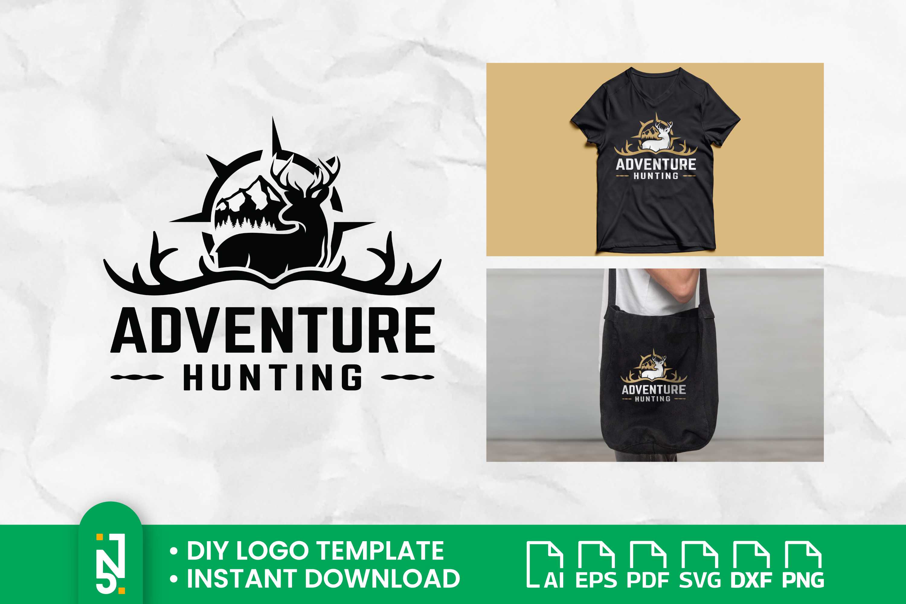 logo adventure hunting 5 872