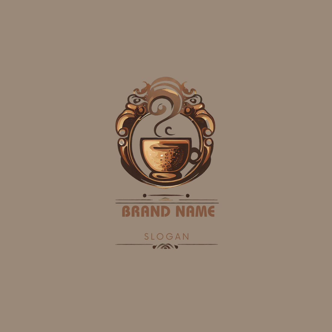 Aesthetic Coffee logo cover image.
