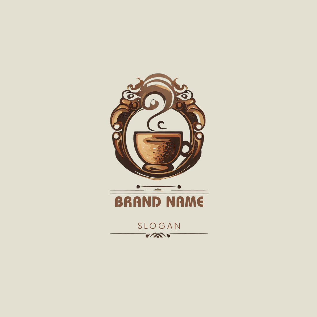 Aesthetic Coffee logo preview image.