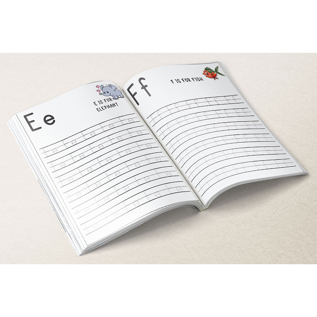 Alphabet Letter Tracing Book preview image.
