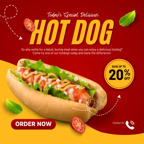 modern hot dog cover image.