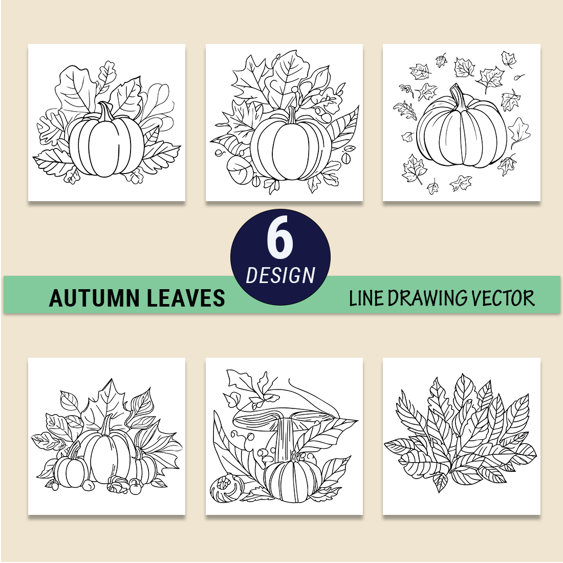 Autumn coloring pages, cute fall coloring pages, Autumn coloring pages for adults, kindergarten fall coloring pages preview image.