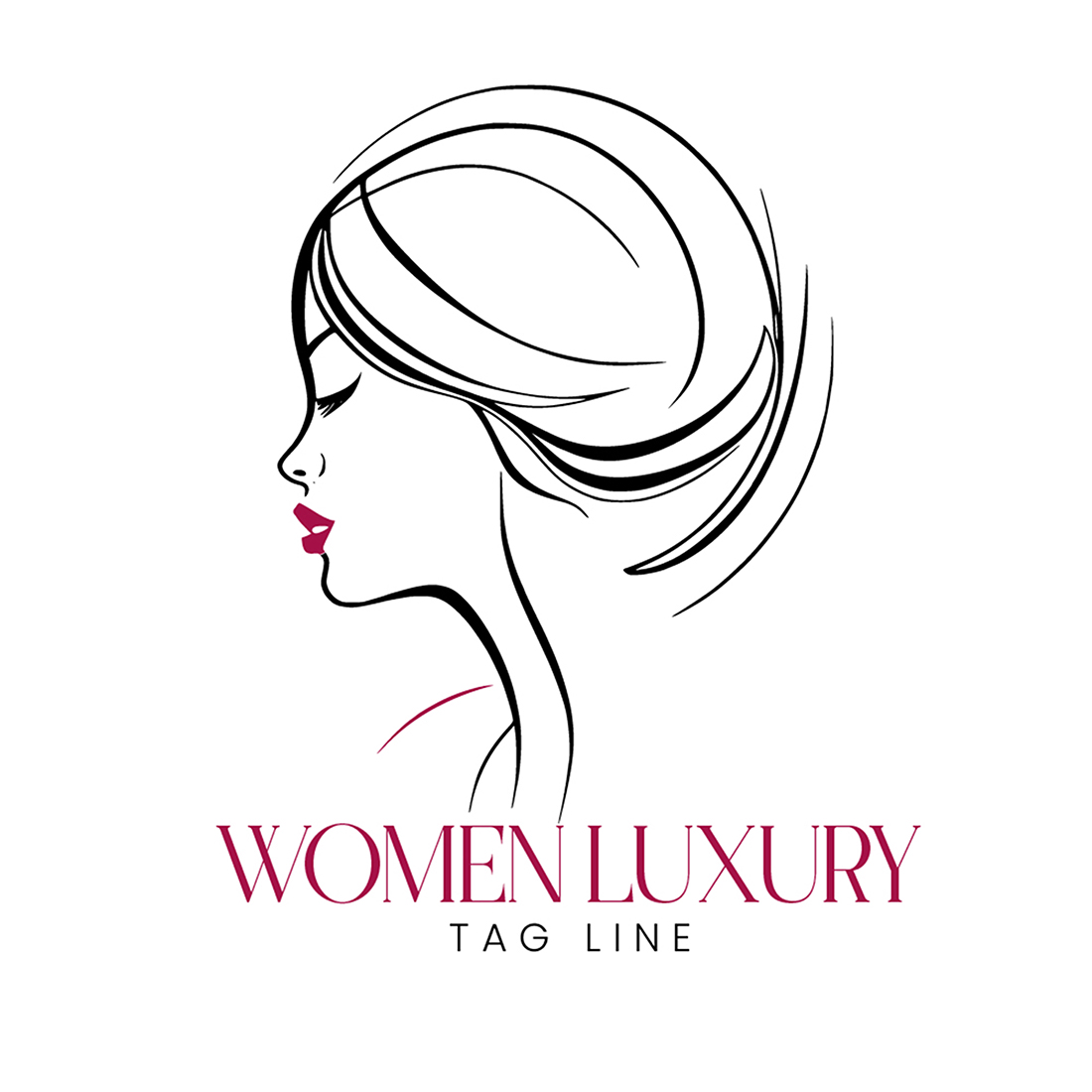 female fashion logo preview image.