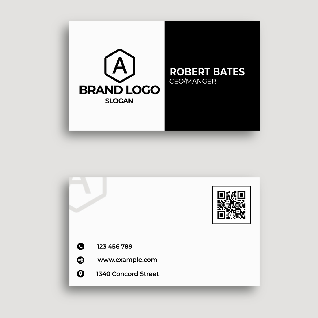 Minimal And Professional Business Card-Only For $9 cover image.