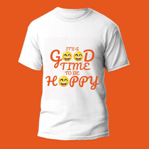 Its a Good Time to be Happy PDF T Shirt Design cover image.