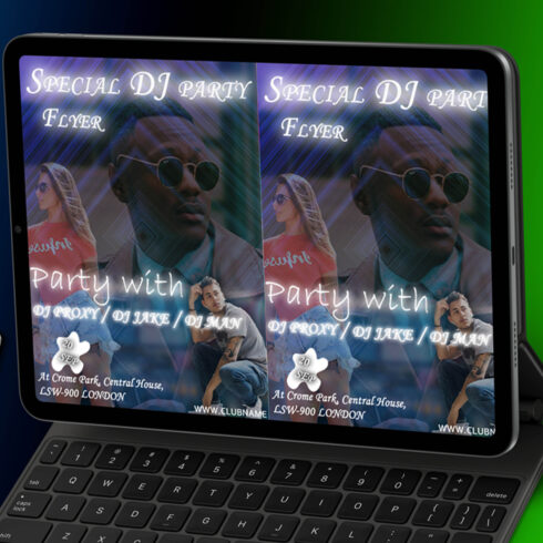 DJ POSTER AND FLYER cover image.