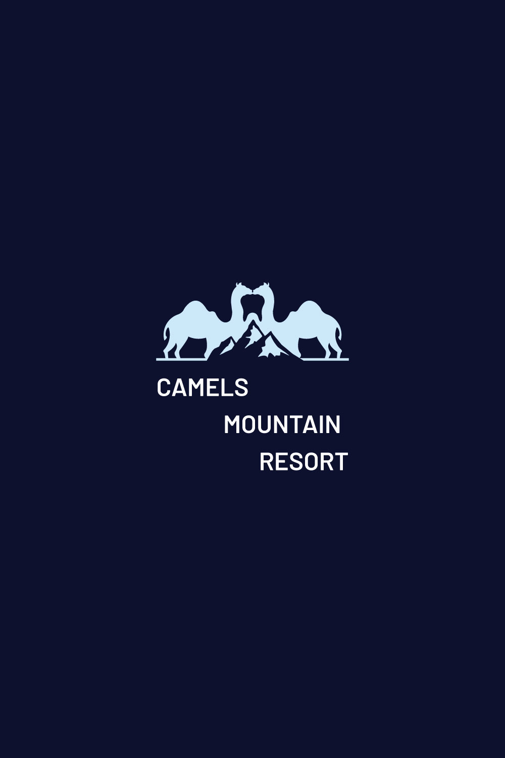 Camel Mountain Logo pinterest preview image.