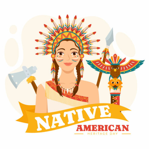 12 Native American Heritage Month Day Illustration cover image.