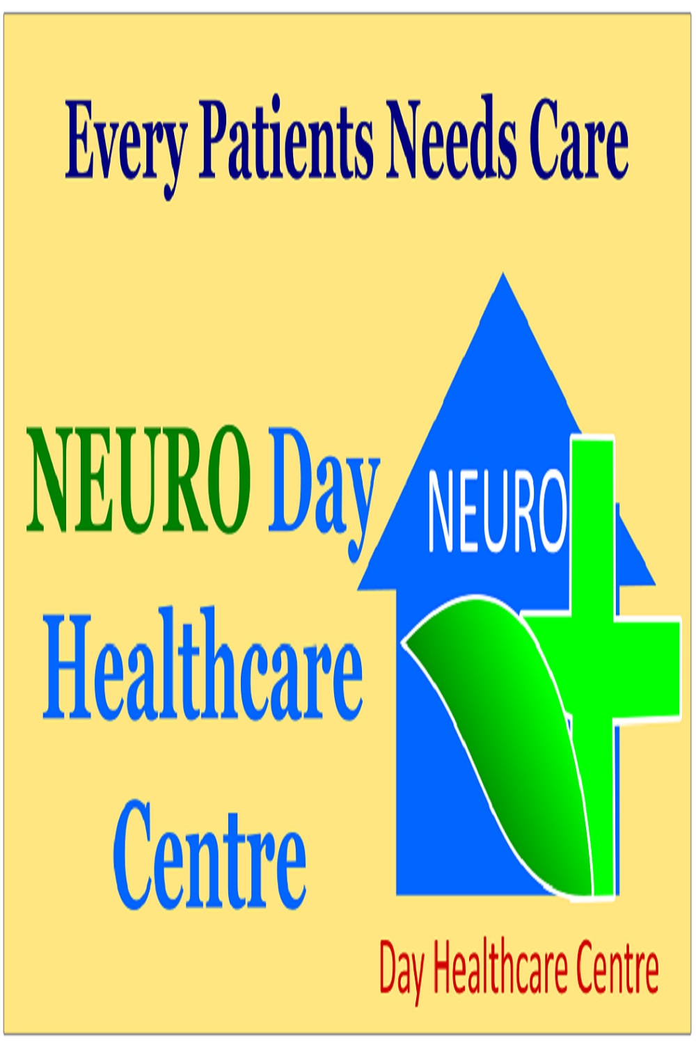 Logo and Visiting Card for NEURO Day Healthcare Centre pinterest preview image.