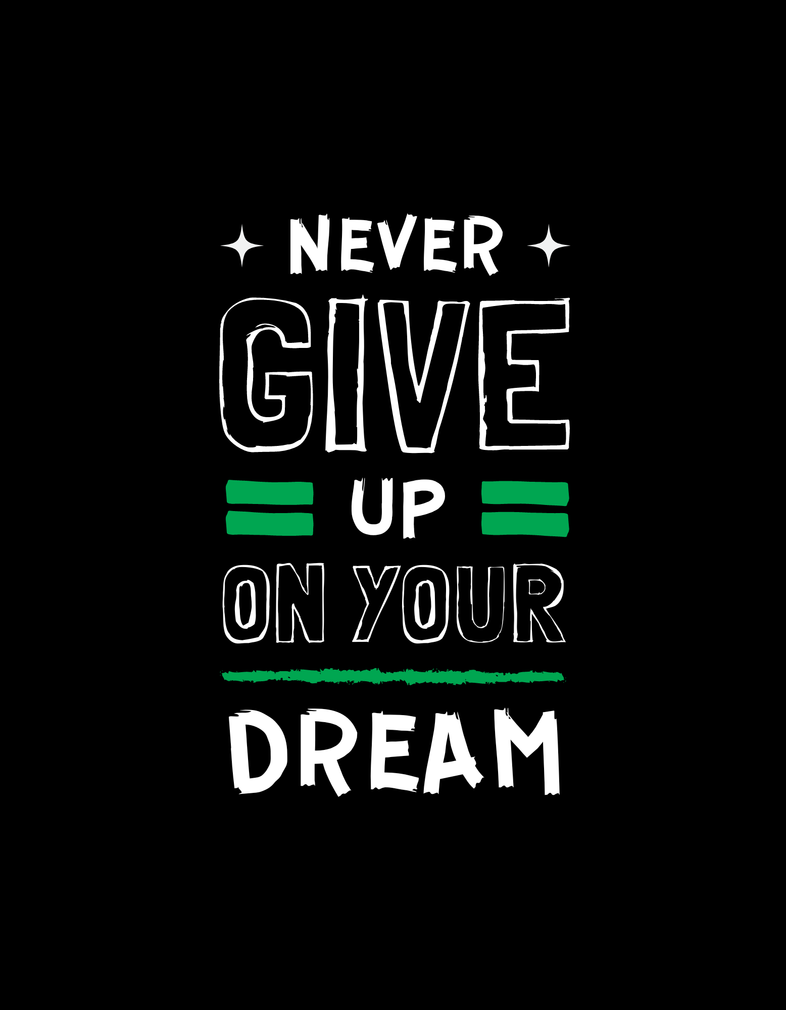 never give up t shirt 162