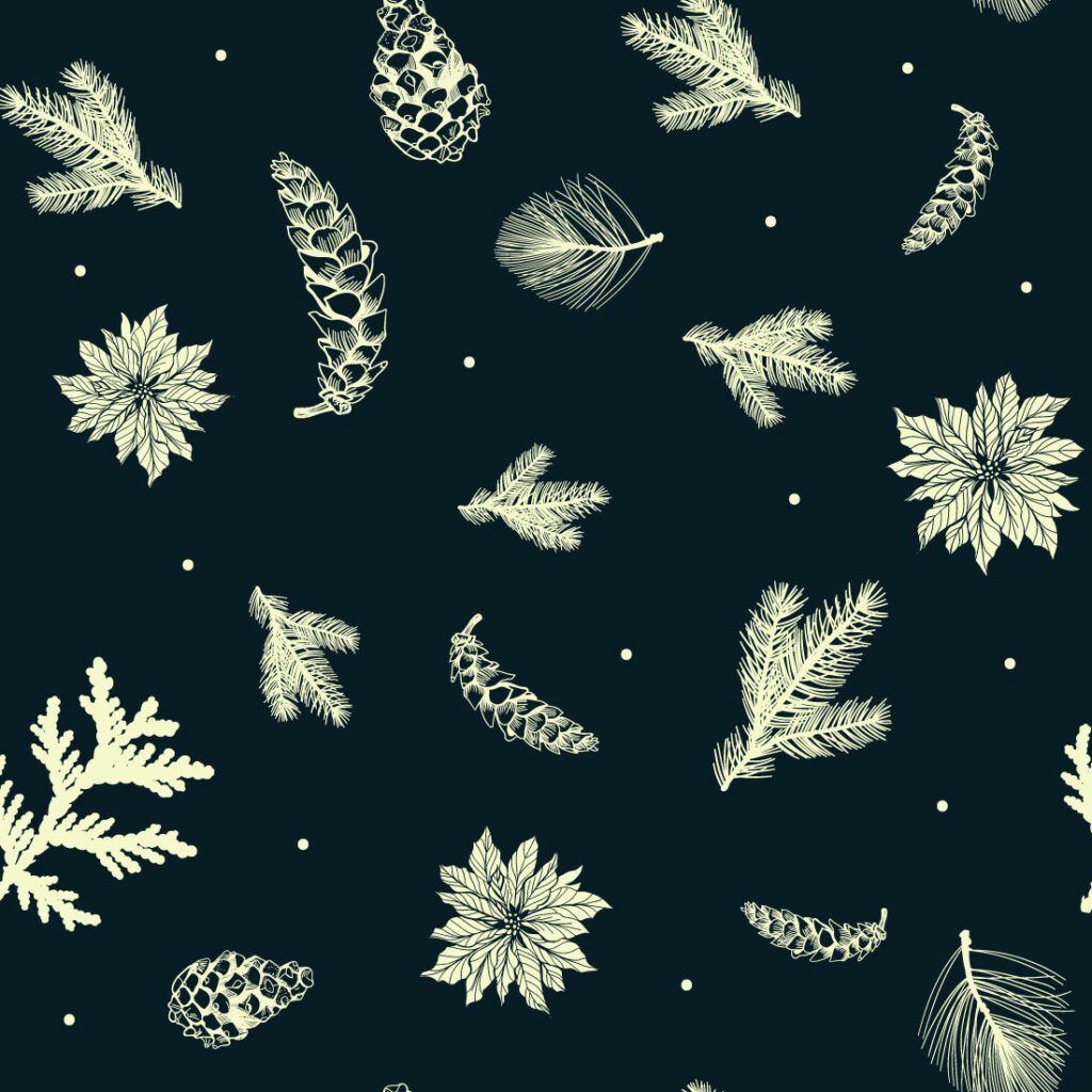 44 Winter Patterns in Vector - MasterBundles