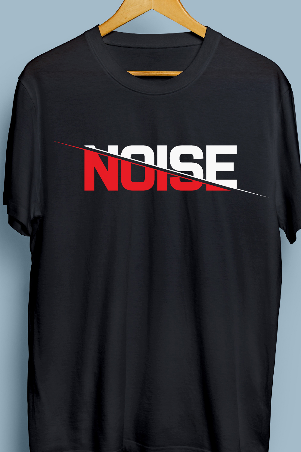Noise t shirt design pinterest preview image.