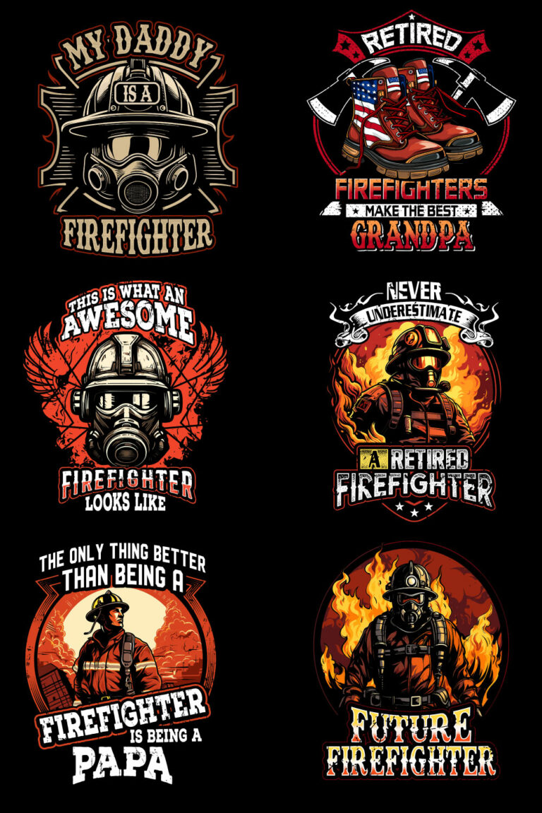 Firefighter t shirt design - MasterBundles, firefighter t shirt, fire ...