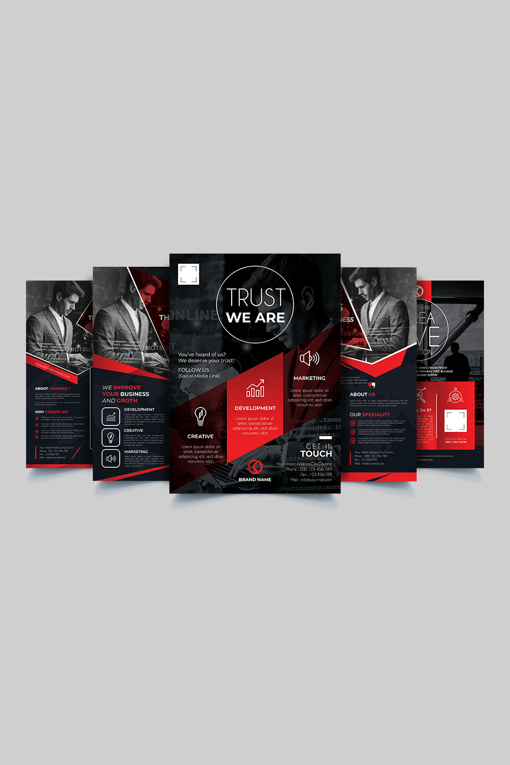 professional flyer background templates