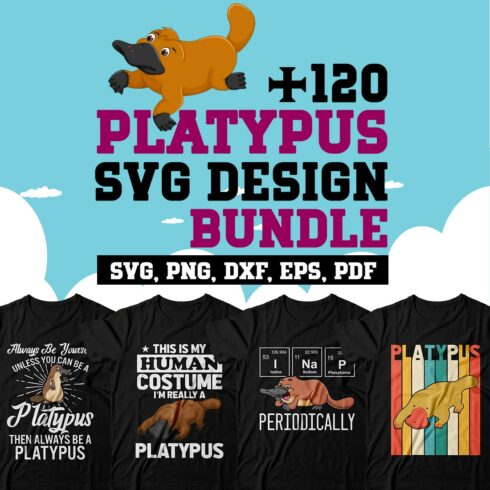 Platypus Svg Design Bundle cover image.