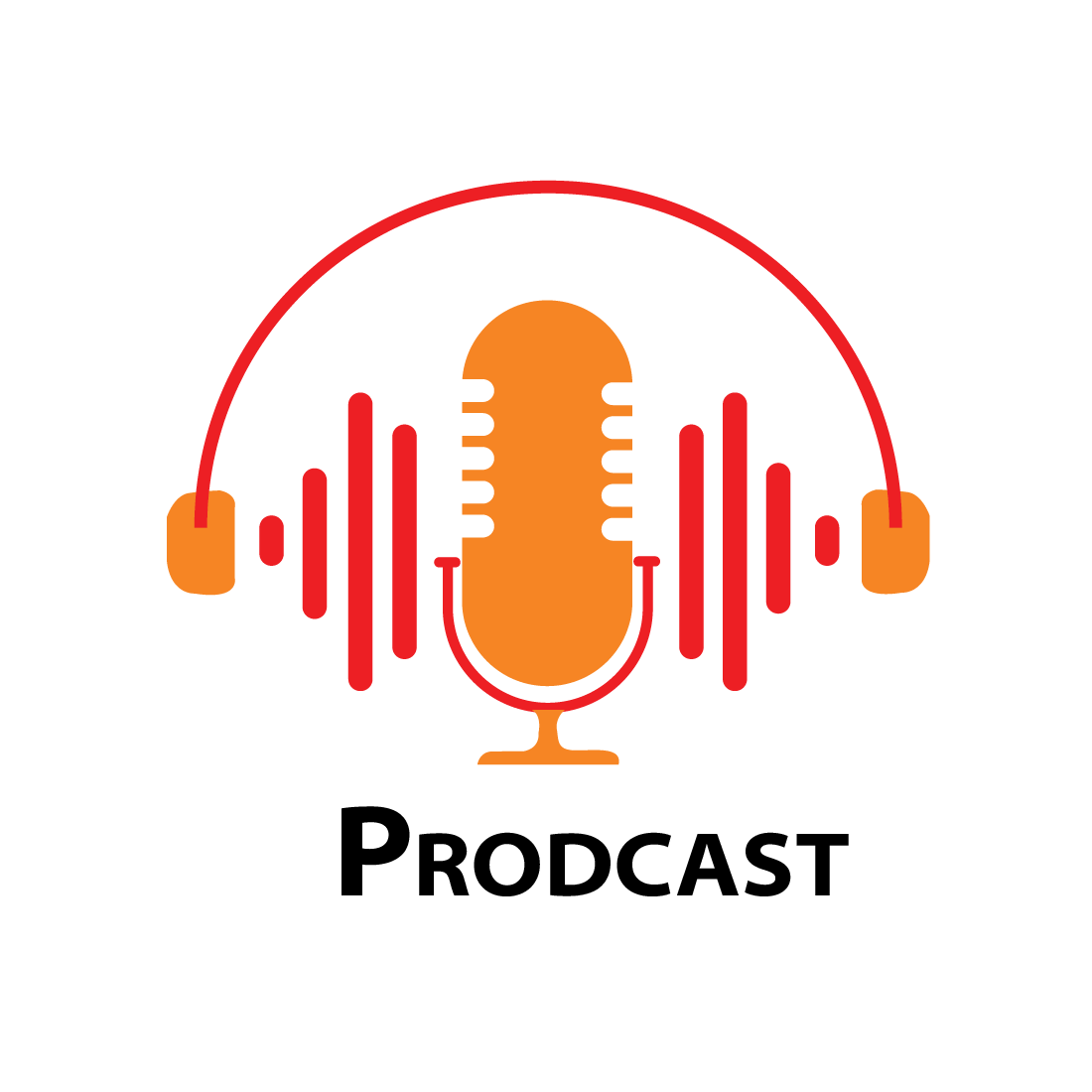 Prodcast logo in vector form cover image.