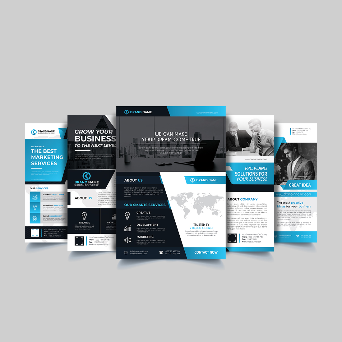 Professional And Creative Corporate Business flyer Template preview image.
