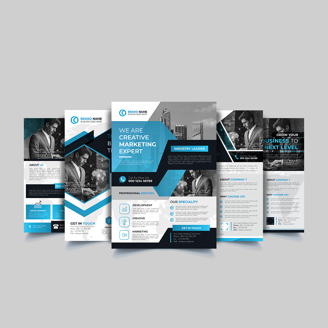 professional flyer background templates