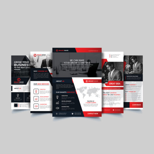 Professional And Creative Corporate Business flyer Template cover image.