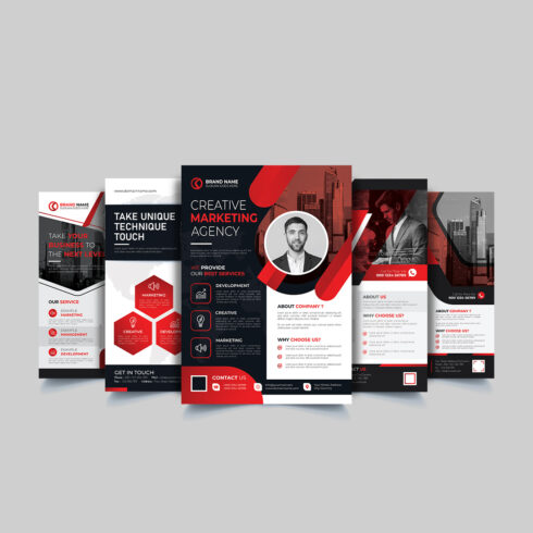Professional And Creative Corporate Business flyer Template cover image.