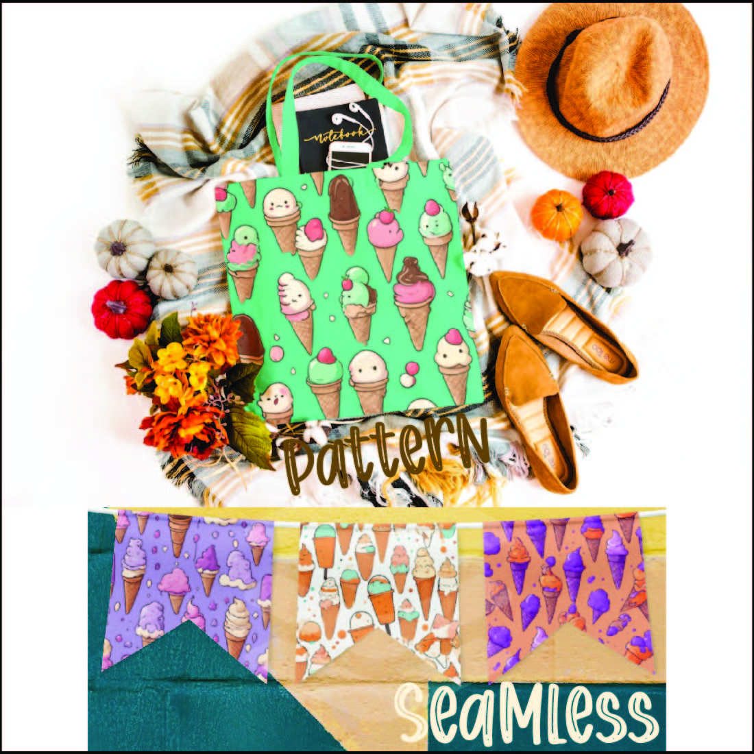 preview pattern ice cream 05 655