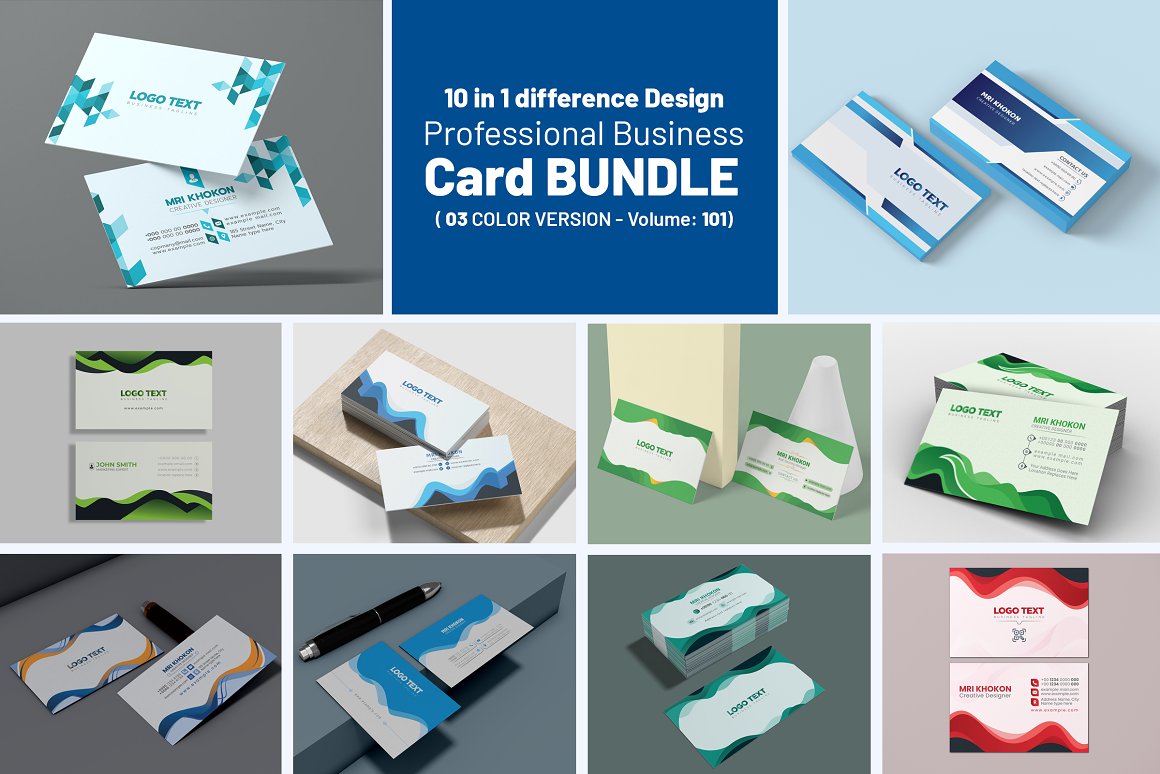 professional business card bundle 1 276