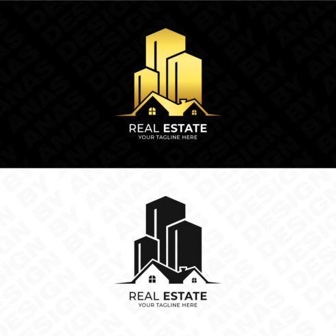 Luxury Real Estate Logo Design, Building Logo Template – ONLY $9 cover image.
